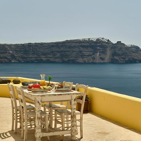 Ilivatos - Elegant Villa On The Caldera'S Edge Oía Exterior foto