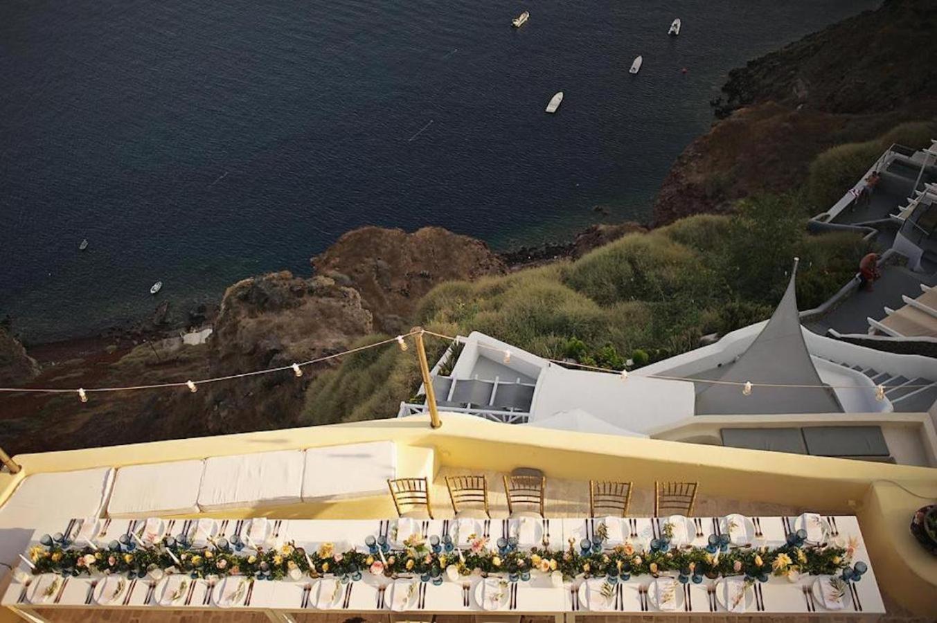 Ilivatos - Elegant Villa On The Caldera'S Edge Oía Exterior foto