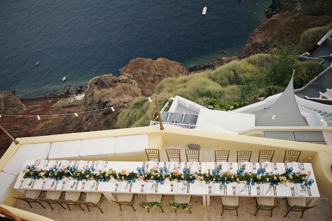 Ilivatos - Elegant Villa On The Caldera'S Edge Oía Exterior foto