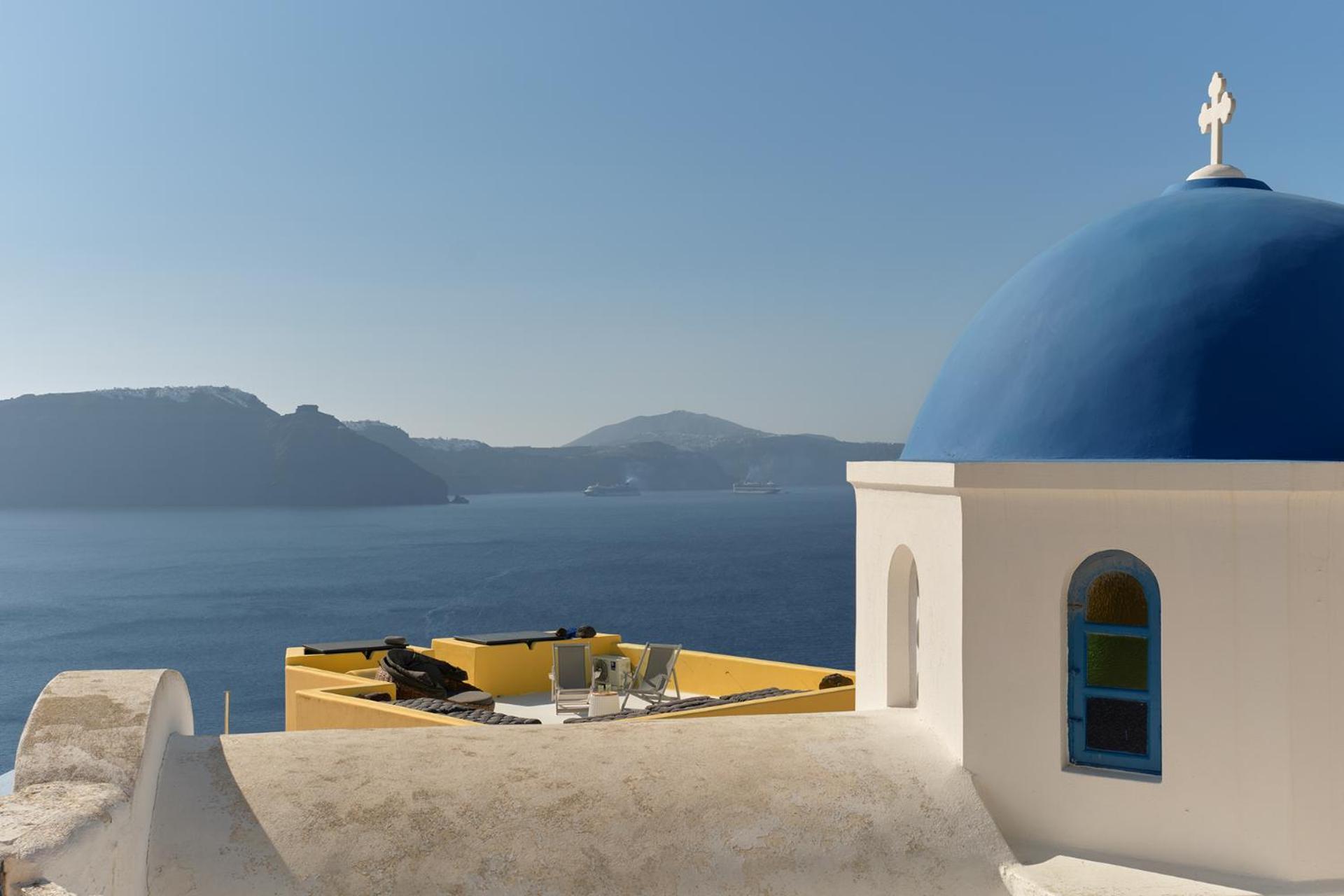Ilivatos - Elegant Villa On The Caldera'S Edge Oía Exterior foto